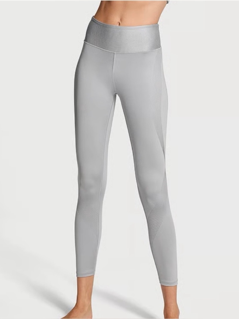 Victoria's Secret Light Gray High-Waist Seamless Leggings